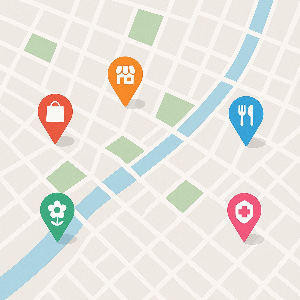 Google Mobile pins